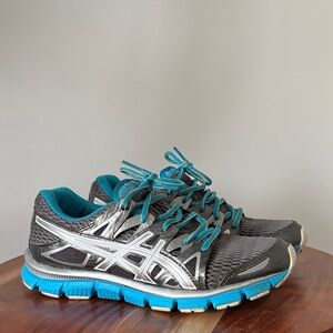ASICS Charcoal and Teal Athletic Sneakers Women’s Size 7